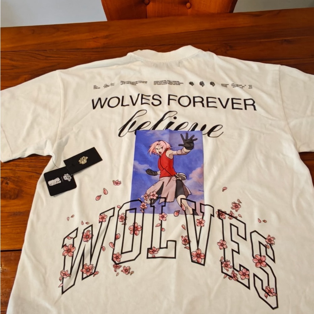 Darc Sport White 'Wolves Forever' Graphic Short Sleeve Tee